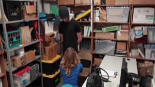 Female officer blowjob male shoplifter