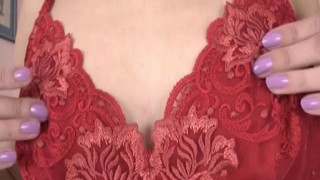 WeAreHairy - Cleo Dream - Red Lingerie White Bed