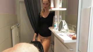 kinky lisa enema swallow