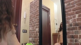 WeAreHairy - Lisa Li - Green Dress Green Panty