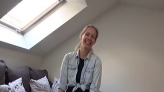 Petite German student casted on street