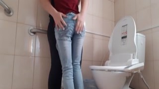 Lesbian_Illusion - Fucked With A Stranger In The Toilet