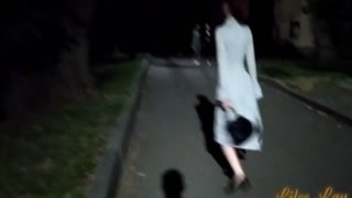 Lilee Lay - Risky walking naked in the city at night