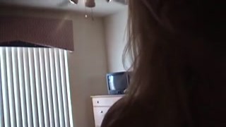 Teen slut sucks tutor off on hidden camera