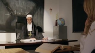 Schoolgirl anal punished by nun n priest