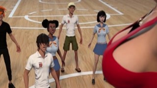 GIANTESS coach | 3D Hentai School Porn (EngDubbed)