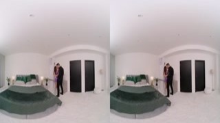 Sneaking Out of a Party for a Threesome - Virtual Real Porn