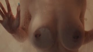 Guy fucks his big tits gf in the shower