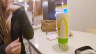 Students fuck in McDonalds