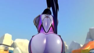 Widowmaker with Huge Massive Butt from Overwatch Sex Compilation