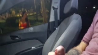 renatasurtada - Risky masturbation for a redhead who was at the bus stop.